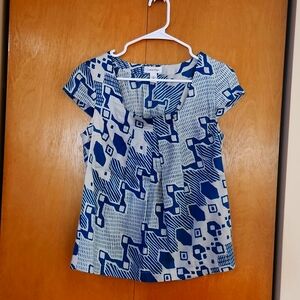 Calvin Klein cap sleeve blouse